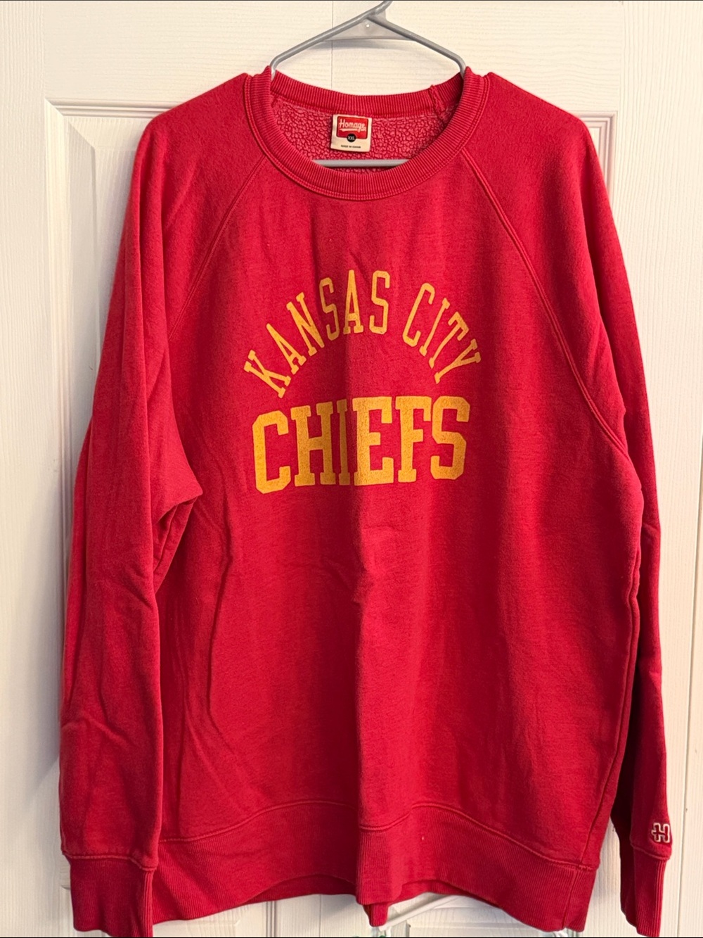 HOMAGE Kansas City Chiefs crewneck sweatshirt